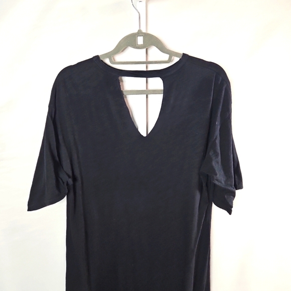 Stillwater Front Eyelit Black Maxi Dress Size XS - Picture 7 of 8